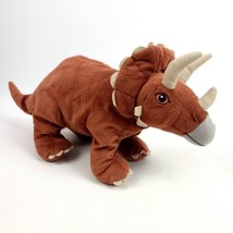 Ikea Jattelik Triceratops Plush Brown Stuffed Animal Dinosaur Soft Toy 18” - £7.90 GBP