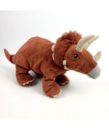 Ikea Jattelik Triceratops Plush Brown Stuffed Animal Dinosaur Soft Toy 18” - £7.89 GBP