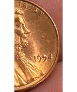 1994 Lincoln Memorial Cent penny error Ddo Die Raise Above “9” RD Mint. - £73.54 GBP