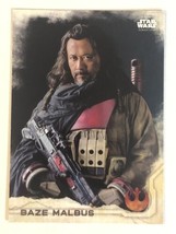 Star Wars Rogue One Trading Card Star Wars #3 Baze Malbus - £1.57 GBP
