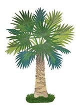 Nature Weaved in Threads [ Palmetto Tree] [Custom and Unique] Embroidered Iron o - $21.87