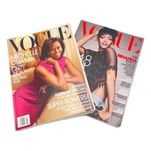 Vogue Magazine Lot 2 Rhianna Mar 2014 Michelle Obama Mar 2009 PB - $38.56