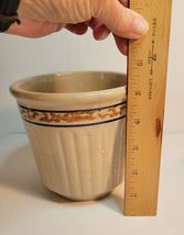 Red Wing Beater Jar Gray Line Spongeband Stoneware Crock image 5