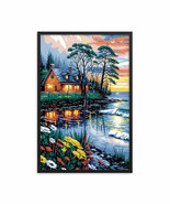 Framed poster painting in expressionism style № 4 in collection - $41.50+