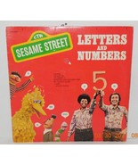 Sesame Street Letters and Numbers Vinyl Lp Record Album CTW 22055 OOP - $682.43 MXN