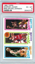 1980 Topps Larry Bird #34 Magic Johnson #139 Julius Erving Rookie PSA 6 P1253 - £3,150.99 GBP