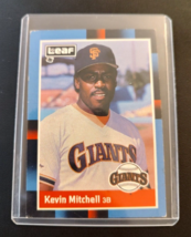 1988 Leaf/Donruss San Francisco Giants Baseball Card #87 Kevin Mitchell - £2.39 GBP