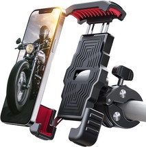 One-Push Motorcycle Phone Mount, Bike Phone Holder Handlebar, Motorcycle Accesso - £18.53 GBP