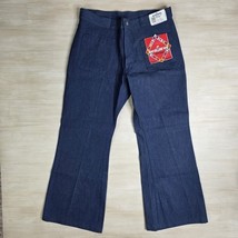 Vintage Seafarer Trousers Utility Denim Bell Bottom Flared Blue US Navy ... - €214,84 EUR
