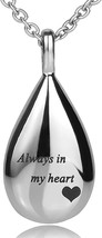 Cremation Jewelry Locket Made Of Stainless Steel That Doubles As A Keepsake And - $43.95