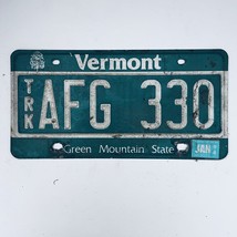 1998 United States Vermont Green Mountain Truck License Plate TRK AFG 330 - $24.42 CAD