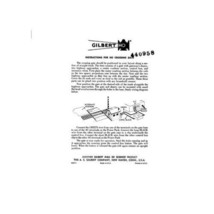 Gilbert Ho American Flyer Trains Crossing Gate Instruction Sheet Copy - $5.59