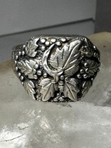 Leaves ring size 16 plus leaves sterling silver men - £108.86 GBP