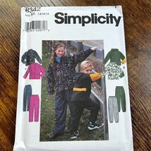 Simplicity 8342 Vintage Sewing Pattern 7 8 10 12 Sportswear Pattern - $2.88