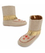 NEW Disney Store Pocahontas Costume Shoes Sz 13/1 2/3 - $29.99