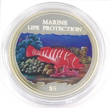 25g Silver Coin 2000 $5 Cook Islands Marine Life Protection Comber Fish - £92.54 GBP