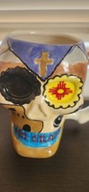 Rio Grande Taos NM 17 Day Of The Dead Sugar Skull 3D Figural Coffee Mug - £11.87 GBP