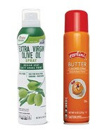 Non GMO Extra Virgin Olive Oil Spray, 4.7 fl oz. Butter Cooking Spray, 8 oz - €10,22 EUR Non GMO Extra Virgin Olive Oil Spray, 4.7 fl oz. Butter Cooking Spray, 8 oz - €10,22 EUR
