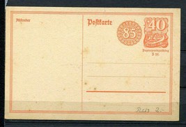 Germany Postal Stationery Card Unused 1922 Mi P153 gps355s - $3.96