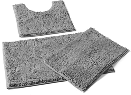 Bathroom Rugs Sets 3 Piece, Includes U-Shaped Contour Toilet Mat, 20 X 3... - €56,55 EUR