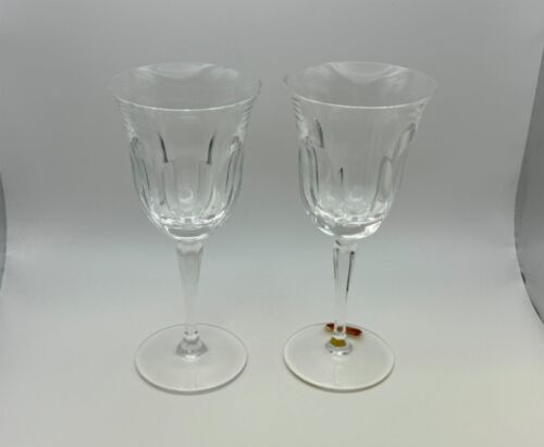 Pair of Gorham Crystal KING CHARLES Wine Glasses 7 1/2&quot; - $79.99