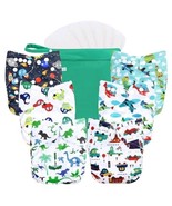 Washable Cloth Diapers  wegreeco Cloth Diapers 6 Pack with 6 Inserts &amp; 1... - $27.76 CAD