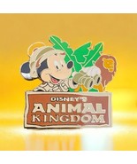 Disney Animal Kingdom Safari Mickey Watching Lion Logo Pin  Trading Pin - $19.02 CAD