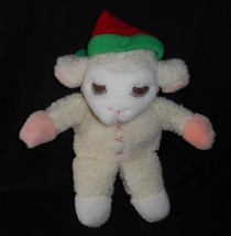 11&quot; Vintage Sheri Lewis Christmas Lambchop Hand Puppet Stuffed Animal Plush Toy - £17.83 GBP