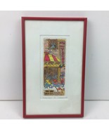 J Thompson &#39;88 &quot;Sanchez&#39;s Tacos&quot; 4/10 Red Metal Frame Wire Hanging Home ... - £79.00 GBP