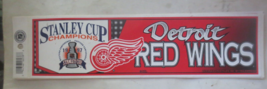 Detroit Red Wings 1997 Stanley Cup Champions Bumper Sticker 12 x 3 - £9.66 GBP