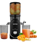 SUSTEAS Cold Press Juicer 5.3&quot; Feed Chute Slow Masticating MP802K Black - $872.59 MXN