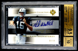 2005 UD Upper Deck Ultimate Gold #USAW Andrew Walter Auto /10 RC BGS 9.5... - £55.07 GBP