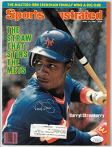 Darryl Strawberry signed New York Mets Sports Illustrated Magazine The Straw Apr - £55.11 GBP