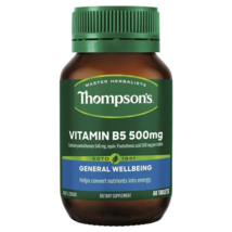 Thompson&#39;s B5 Pantothenic Acid 500mg 60 Tablets - £75.68 GBP