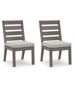 Hillside Barn - Gray / Brown - Chair With Cushion (Set of 2) - £357.40 GBP