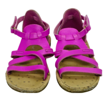 Cat &amp; Jack Fuschia  Pink Girls Sandals Sz 9 - £7.58 GBP