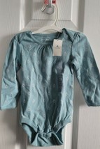 NWT Baby GAP Girl&#39;s Blue Penguin One Piece Long Sleeve Size 6-12 Months - £22.82 GBP
