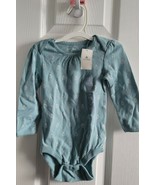 NWT Baby GAP Girl&#39;s Blue Penguin One Piece Long Sleeve Size 6-12 Months - £22.81 GBP