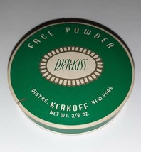 Djer-Kiss Dusting Face Powder Hawaiian Tan Unused Green Box - £9.54 GBP