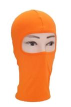 Orange - 1 Pc Ninja Balaclava Skinny Lightweight Warmer One Hole - $17.95