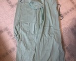 ARISTOCRAT 2 Pc. Mint Green Chemise Slip Gown Button Robe Robe Set Small - $37.63