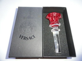 Versace Medusa Red  Crystal Bottle Stopper - $74.50