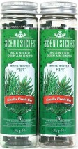 (2) Scentsicles White Winter Fir 6 Count Scented Ornaments Add To Trees ... - $21.77