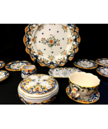Antique handmade France Desvres ceramic collection - £147.18 GBP