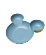1pc Cartoon Mouse Shaped Divided Plastic Dinner Plate - New - Blue - £10.21 GBP