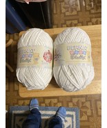 Bernat Baby Blanket White Yarn Lot of 2 Soft Super Bulky #6 10.5 Oz - €10,17 EUR