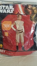 New Disney Star Wars Rey Child Costume Size S Ages 3-4 years Open Package - $29.99