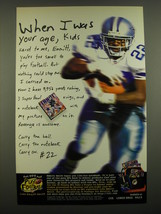 1996 NFL Back to School Products Ad - Emmitt Smith - When I was your age - £14.60 GBP