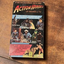 Action Heroes of Movies &amp; TV VHS 1989 - £2.83 GBP