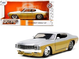 1970 Chevrolet Chevelle SS Gold and Silver Metallic &quot;Bigtime Muscle&quot; 1/24 Dieca - £31.65 GBP